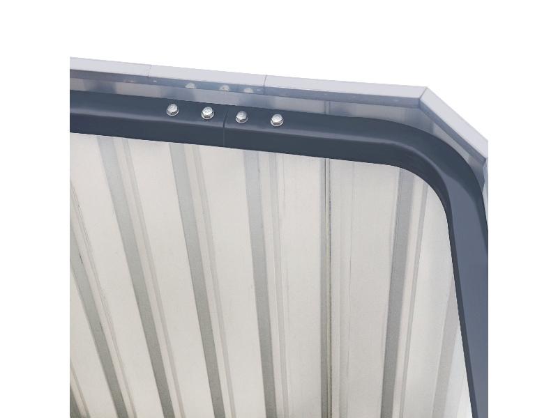 New TMG-MSC1220F Metal Garage Carport Shed 12' x 20' With Side Walls