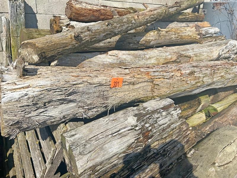 Assorted Wood Posts - As Viewed