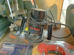 Clamp, Saw Blades & Router