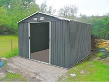 TMG-MS0810 8' x 10' Galvanized Apex Roof Metal Shed