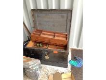 Antique Wooden Toolbox