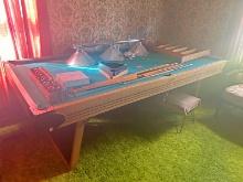 Pool Table, Light & Accessories
