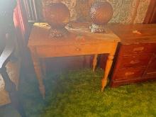 Old Side Table with Drawer