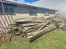 Pile of Cedar Rails - 10'-12' Mostly