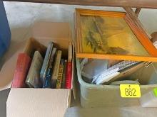 Box of Books & Frames