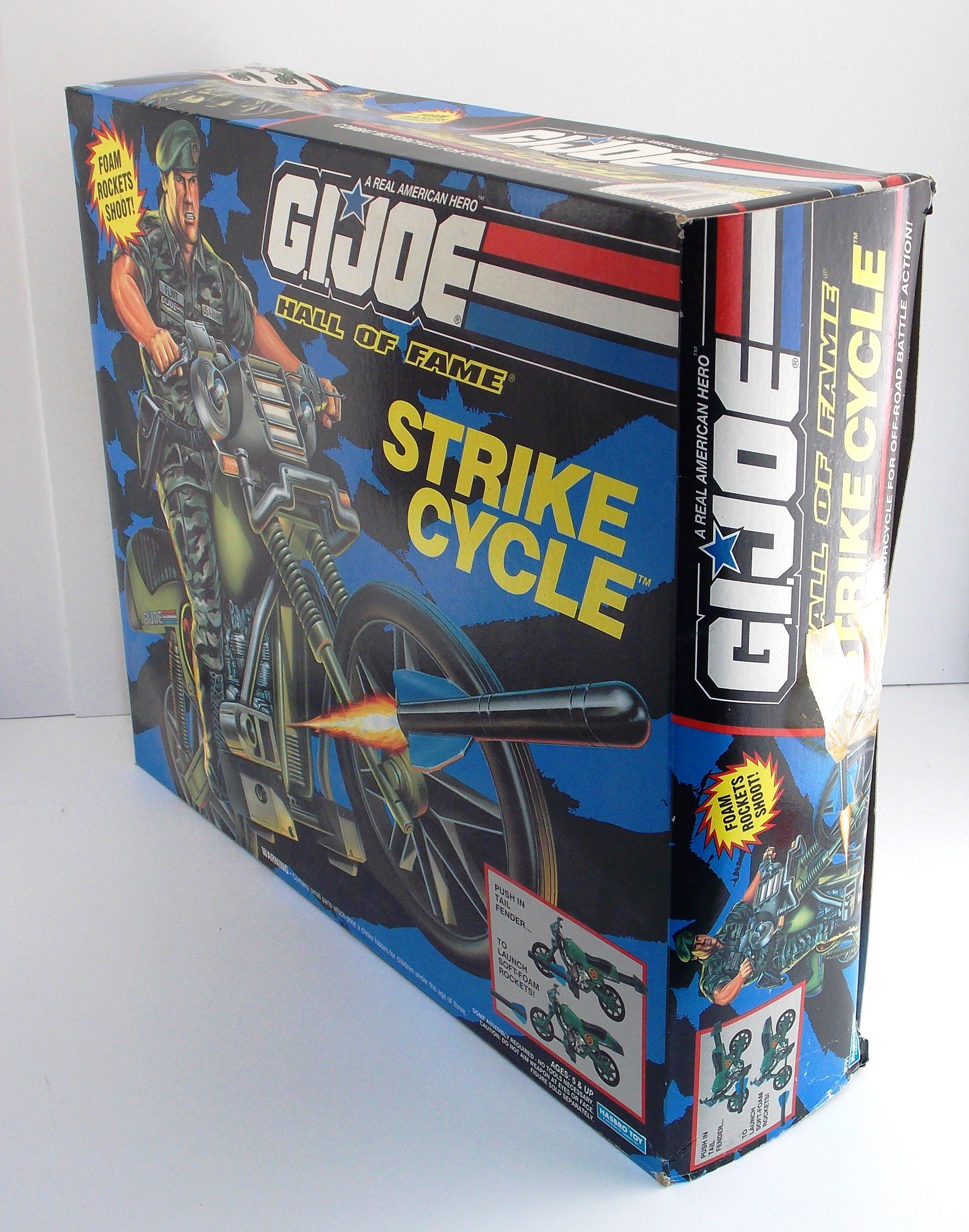 G.I. Joe Strike Cycle Hall of Fame 1/6 Scale Boxed Motorcycle Vehicle