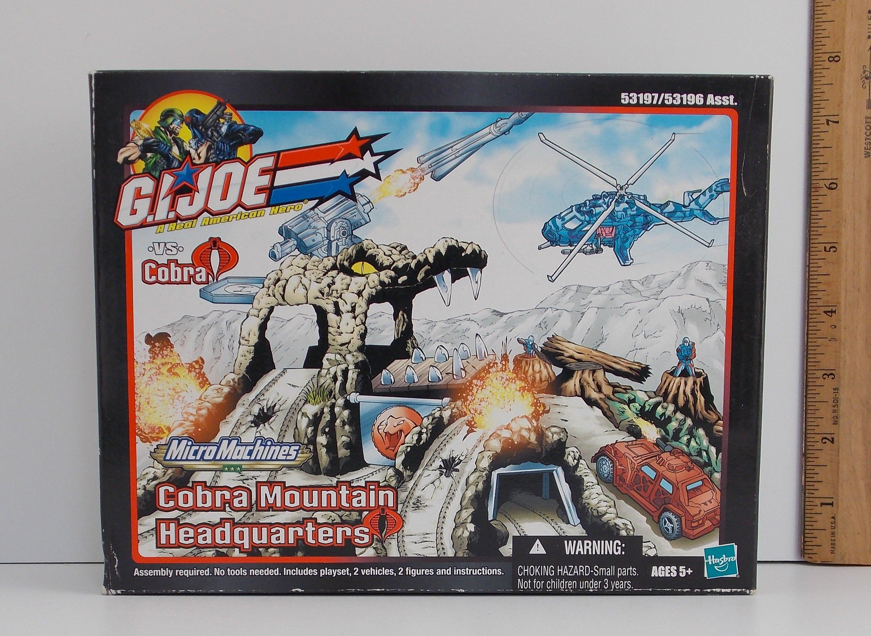 GI Joe Micro Machines Cobra Mountain Headquarters Playset