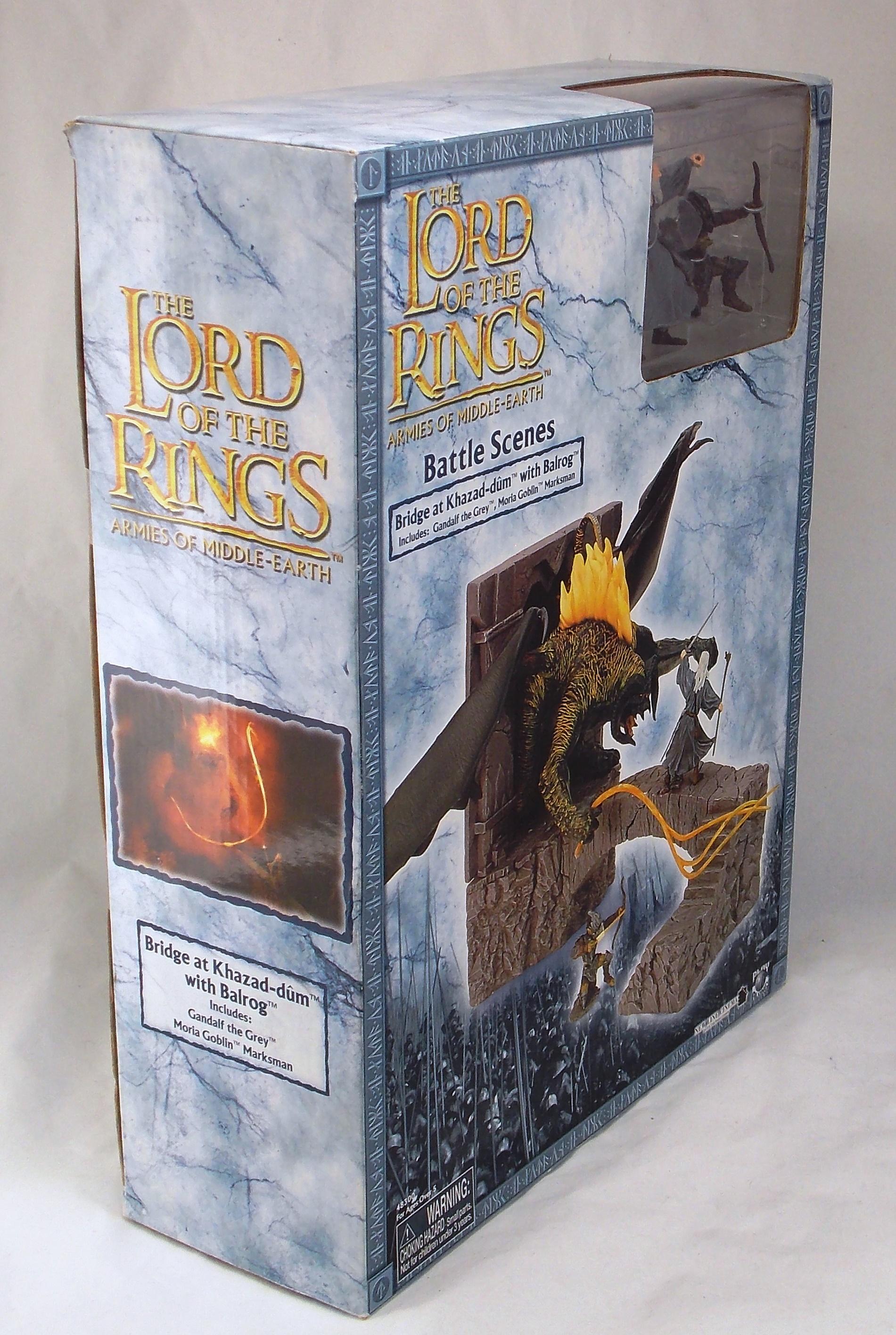 Balrog at Khazad-dum Lord of the Rings Battle Scenes Boxed Miniatures Figure Playset