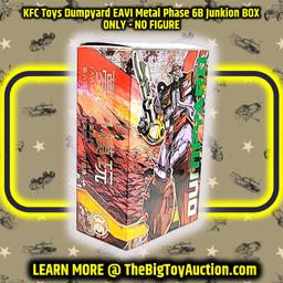 KFC Toys Dumpyard EAVI Metal Phase 6B Junkion BOX ONLY - NO FIGURE