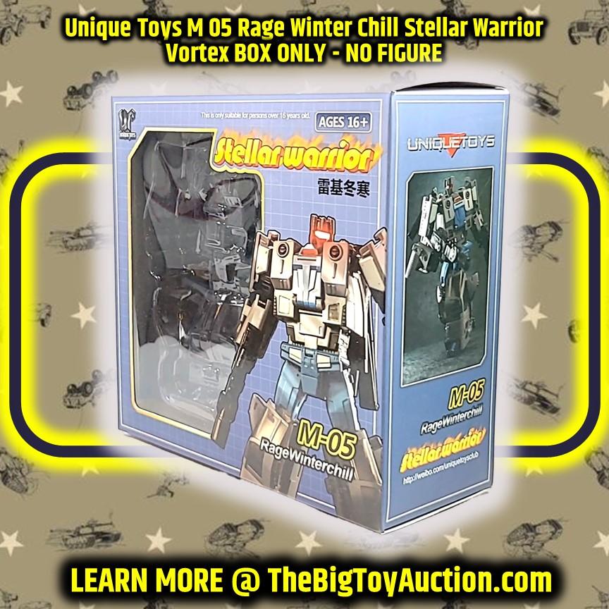 Unique Toys M 05 Rage Winter Chill Stellar Warrior Vortex BOX ONLY - NO FIGURE