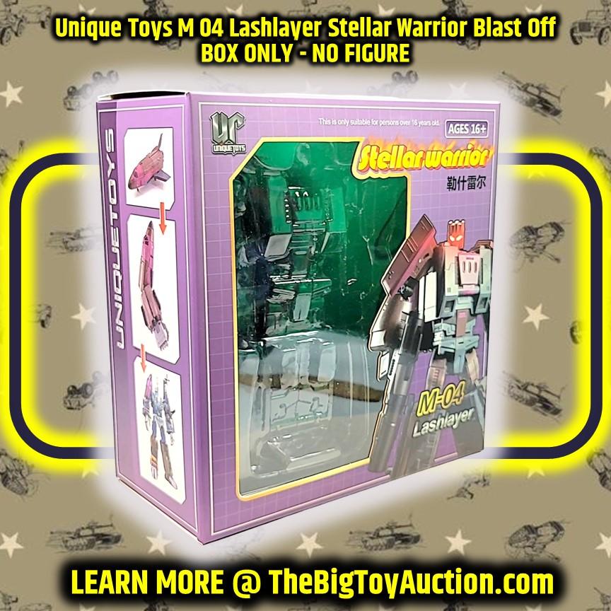 Unique Toys M 04 Lashlayer Stellar Warrior Blast Off BOX ONLY - NO FIGURE