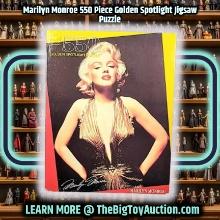 Marilyn Monroe 550 Piece Golden Spotlight Jigsaw Puzzle