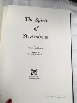 Vintage The Spirits Of St. Andrews, Alister MacKenzie. Book With case
