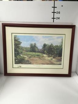 Print, Pine Valley Golf Club, Tenth Hole, by A. Weaver, 1994
