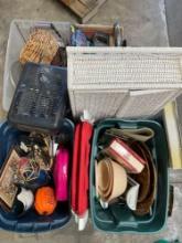 Large lot of kitchen items, appliances, buttons, heater, etc