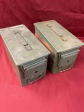 Ammo boxes. 2 boxes