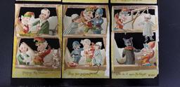 Punch and Judy Scenes victorian diecuts