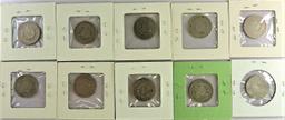 Lot of (10) misc Liberty Nickels?1883-1903.