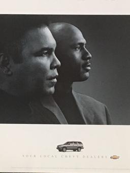 The Greatest Michael Jordan and Muhammad Ali Poster