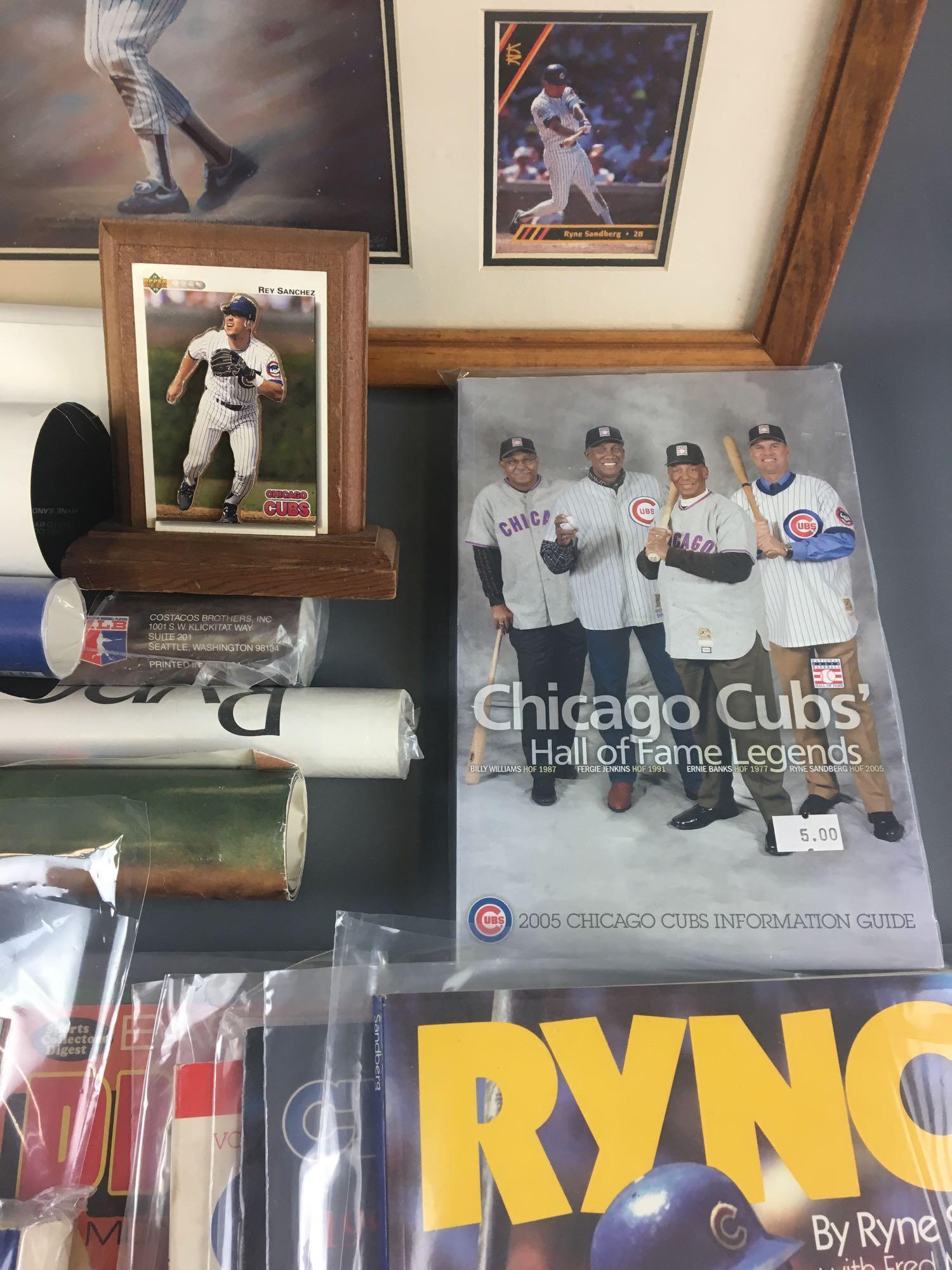 Large collection of Ryne Sandberg Chicago Cubs