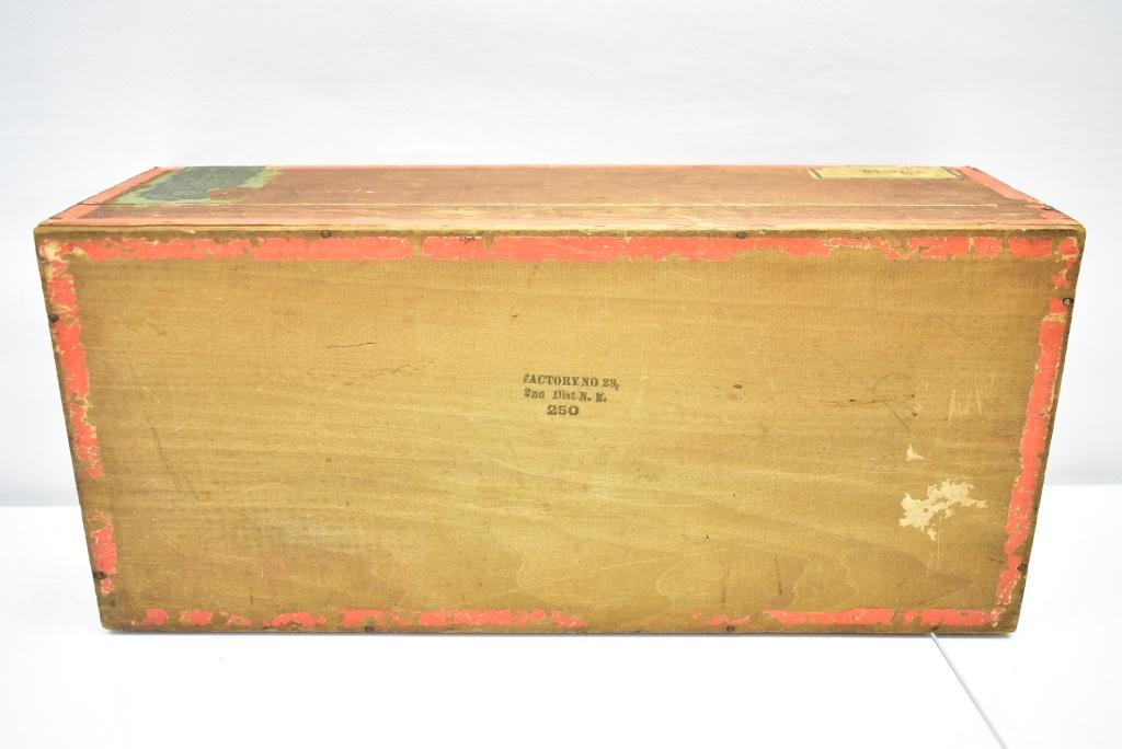 (6) Early Wooden Cigar Boxes (Sells Together)