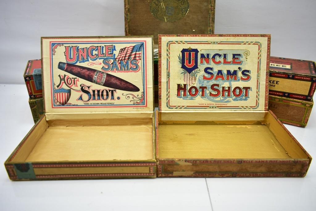 (9) Early Cigar Boxes & Other Related Items (Sells Together)