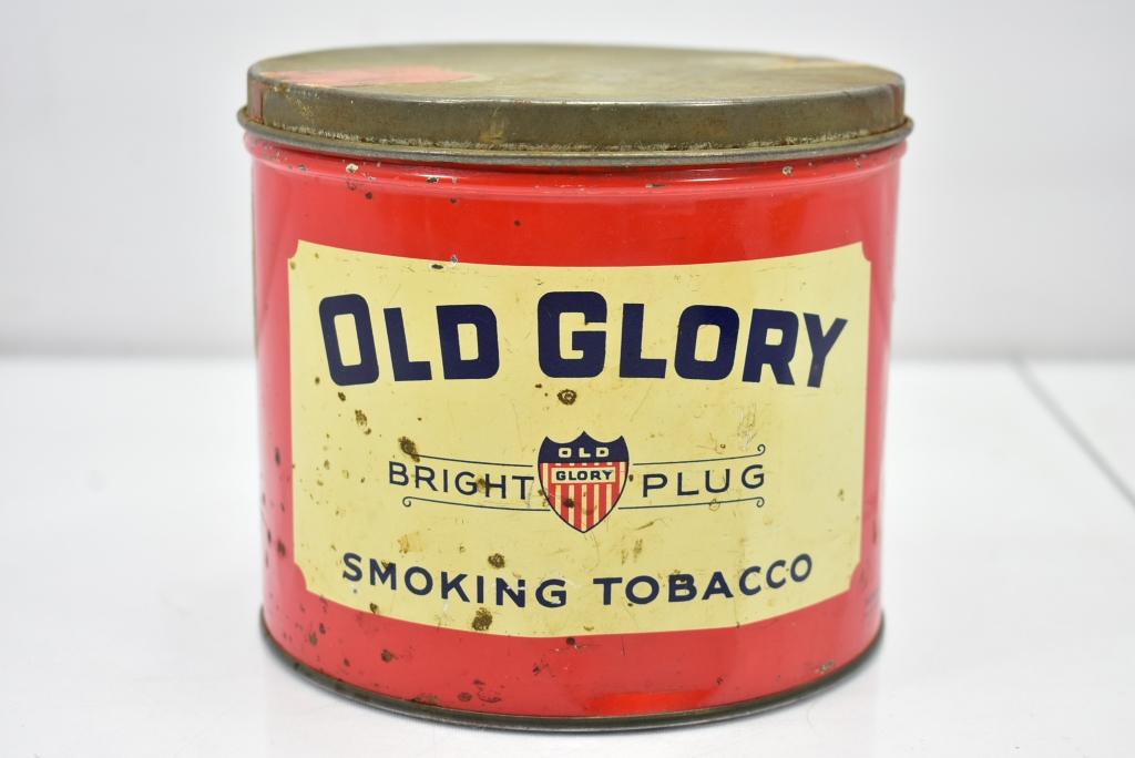 Vintage Old Glory Tobacco Tin
