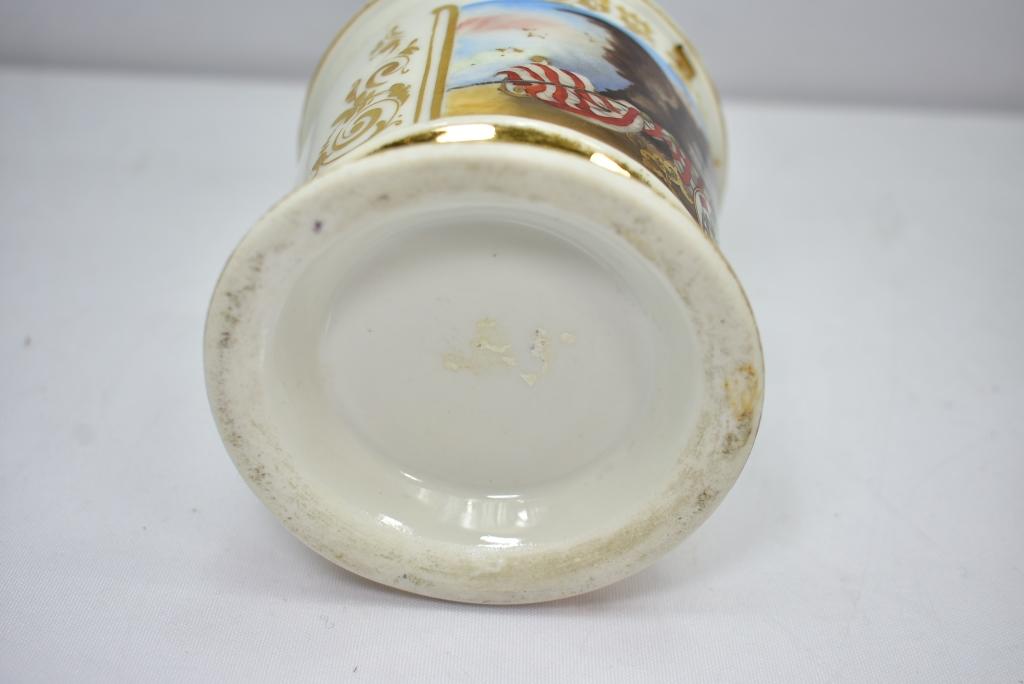 (2) Antique Custom Shaving Mugs (Sells Together)
