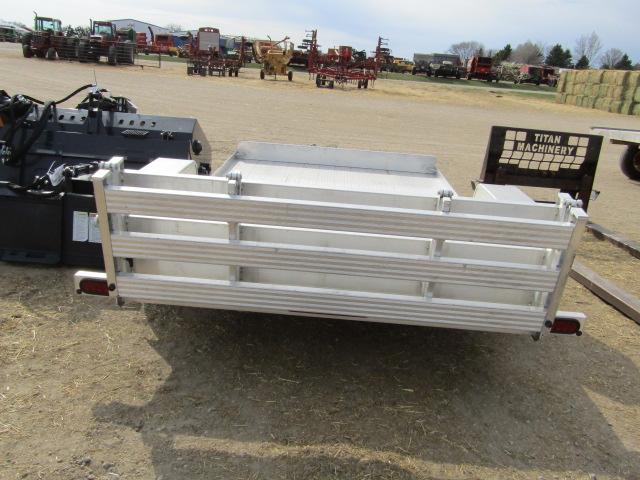1447.401-932. 2021 BEAR CAT ALUMINUM 76.5 INCH X 10 FT UTILITY TRAILER WITH