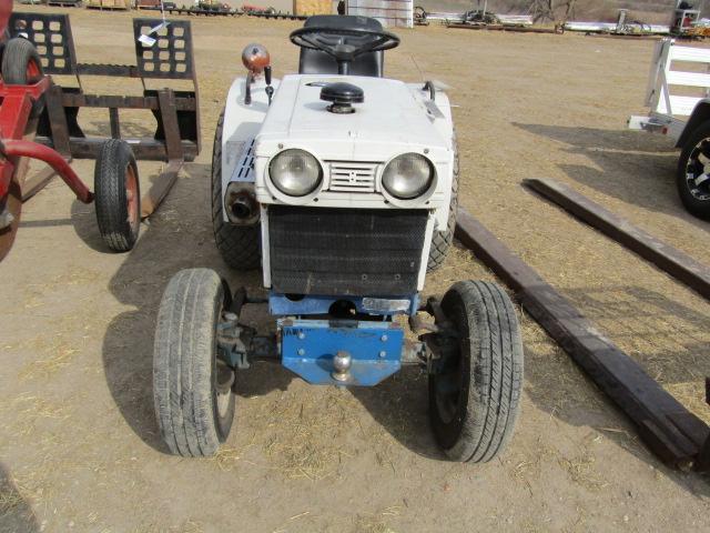 1453. 227-396. MITZUBISHI MODEL MT372 MFED DIESEL COMPACT TRACTOR, 3 POINT,