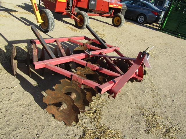 1512. 400-1339. 6 FT. 3 POINT DISC, CUT AWAY FRONT BLADES, TAX / SIGN ST3