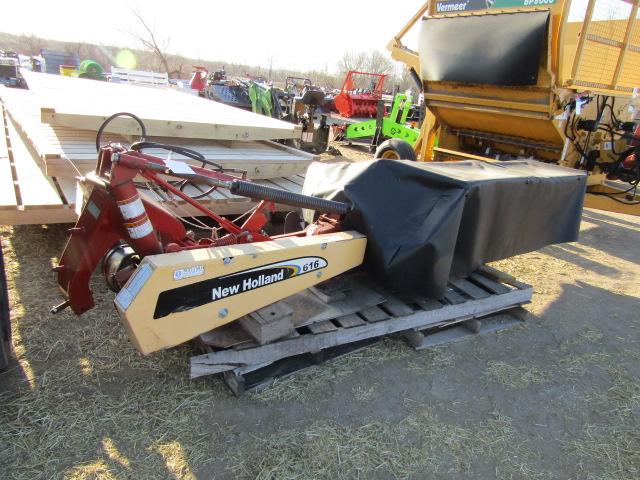 1540. 215-419, NEW HOLLAND MODEL 616 3 POINT DISC MOWER, 6 TURTLES, NEW TAR