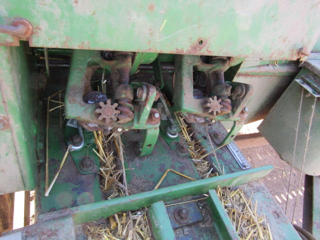 1767. 495-1283, JOHN DEERE 336 SQUARE BALER WITH # 30 EJECTOR, TAX / SIGN S