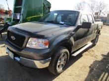 1554. 221-279. 2005 FORD F0150 4 X 4 PICKUP, EXT. CAB, RUNNING BOARDS, 5.4