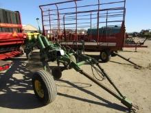 1754. 370-826, JOHN DEERE 3200 4 X 16 PULL TYPE AR PLOW,COULTERS, TAX / SIG