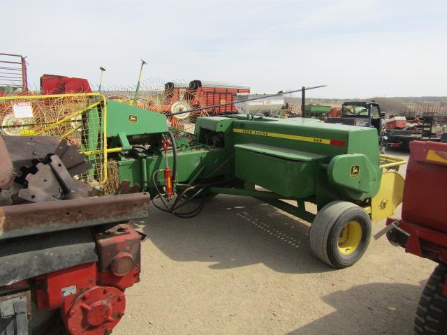 422. 310-649, JD 336 SQUARE BALER WITH EJECTOR, TAX / SIGN ST3