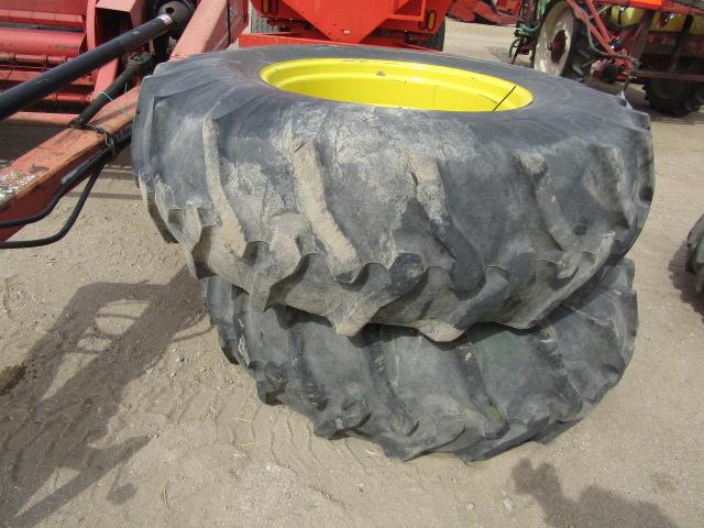 436. 304-553, (2) 20.8 X 34 TIRES, YOUR BID IS FOR THE PAIR, TAX
