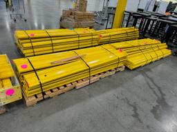 Yellow Steel Railing and Bollards