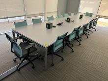 Conference Room Table and (14) Chairs