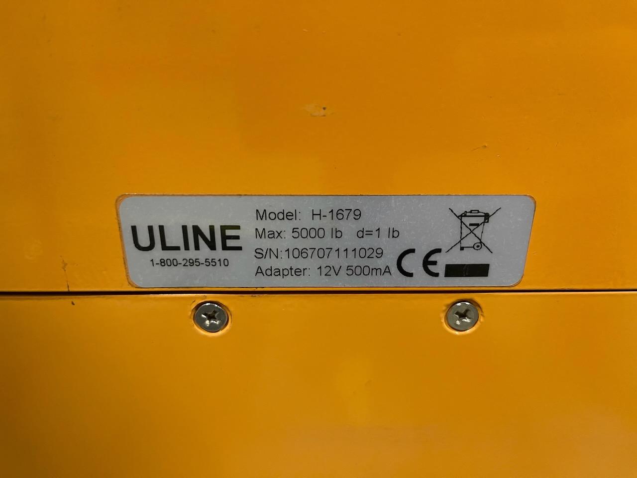 Uline Pallet Truck Scale, H-1679 - 5,000 lbs