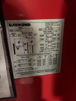 Raymond - Stand Up Forklift - Model 425-C40TT