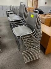 Chairs - Gray Stackable Fixtures Furniture