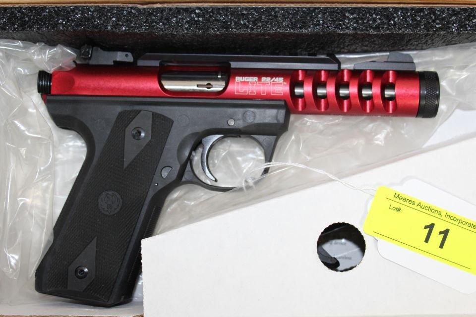 Ruger 22/45 Lite .22LR Pistol in Red Anodize w/2 Mags.
