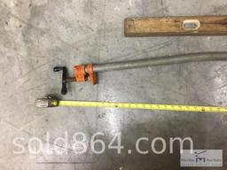 Pipe Clamps and 4 Ft Level