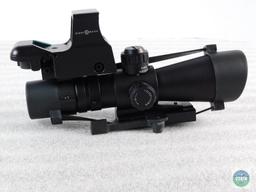 NcSTAR - Mark III Tactical Scope/Red Dot 3-9x42 - MIL-DOT - like-new condition