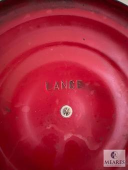 Vintage Lance Cracker Jar with Metal Lid
