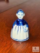Hand-painted Delft Blue 2.5" Figurine