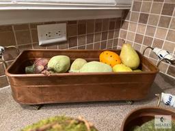 Large Lot of Kitchen Decor and Faux Fruit