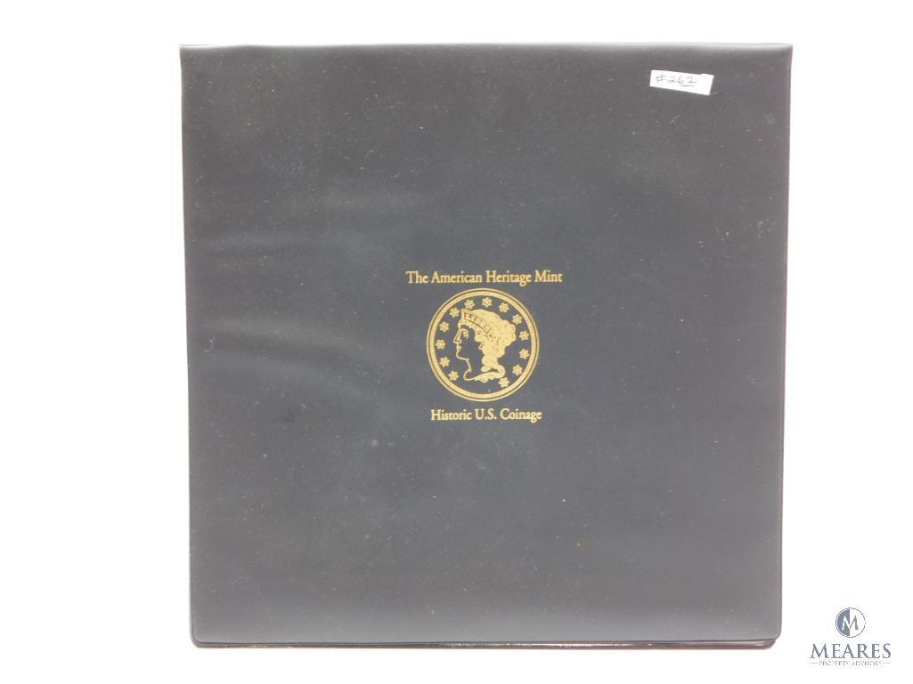 Washington's Last Year Silver Coin & Currency In Display Folder