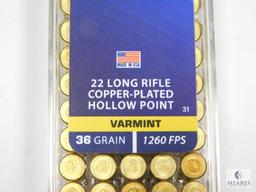 500 Rounds CCI Mini-Mag Varmint 36 Grain Copper Plated HP